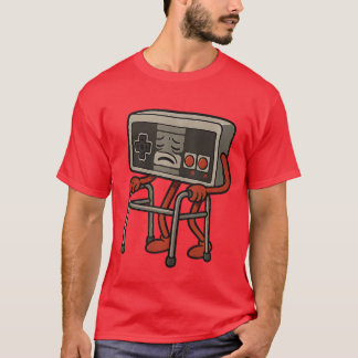 T-shirt Funny Old Gamer Gaming Retro 80s 90s Video Game Ol