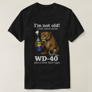 T-shirt Funny Old People Gifts | Funny Animal I’m Not Old