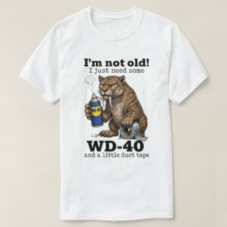 T-shirt Funny Old People Gifts | Funny Animal I’m Not Old