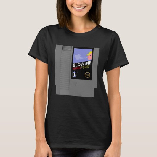 T-shirt Funny Old School 80s Retro 8-bit jeu vidéo Cartri (Devant)
