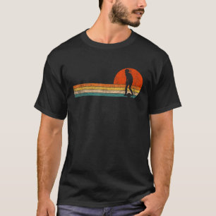T-shirt Funny One Wheel Electric Skateboard Float 80s Retr