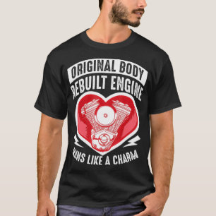 T-shirt Funny Open Heart Chirurgie Cadeau Patient de récu