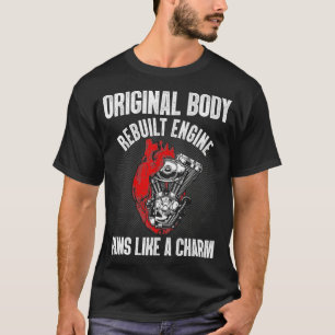 T-shirt Funny Open Heart Chirurgie Récupération Survivant