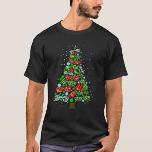 T-shirt Funny Optometrist Sung Christmas Tree Optici