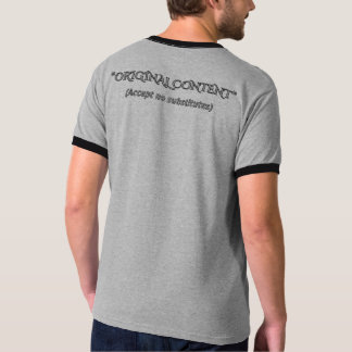 T-shirt Funny Original Content Sarcastic Minimalist T-Shir