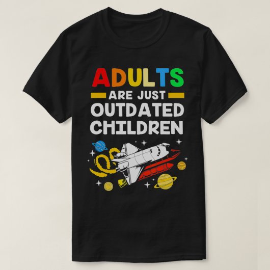T-shirt Funny Outer Space Science Teacher Solar System Adu (Design devant)