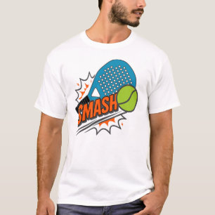 T-shirt Funny Padel Smash - Ventilateur Sport