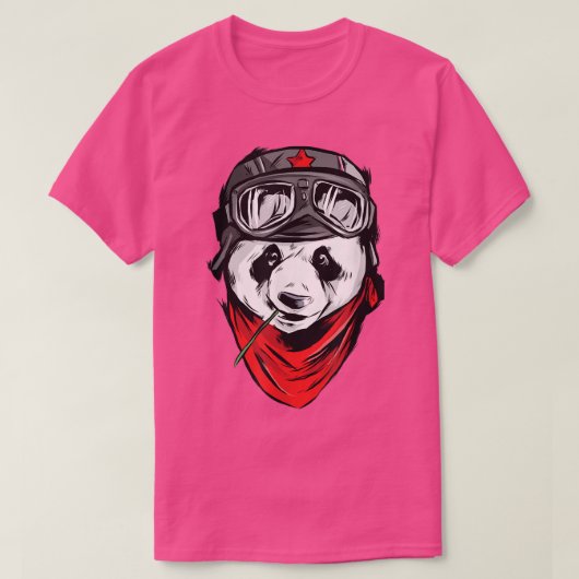T-shirt Funny Panda Design For Bear Lovers (Design devant)