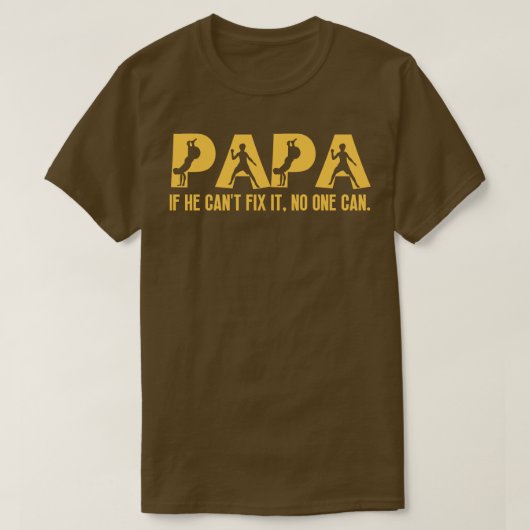 T-shirt Funny Papa Anniversaire 5 (Design devant)