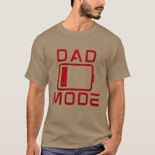 T-shirt Funny Papa Mode Parties scintillant basse batterie (Devant)