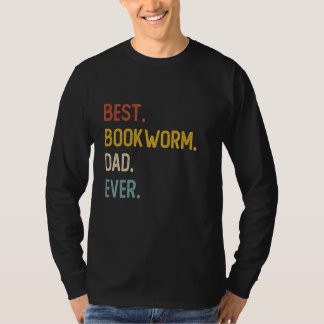 T-shirt Funny Papa Shirts Meilleur ver de livre Papa Jamai