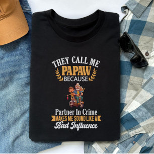 T-shirt Funny Papaw, Grand-père, Grand-père, Personnalisab