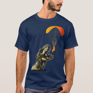 T-shirt Funny Paragliding Dino Paragliders skydiving