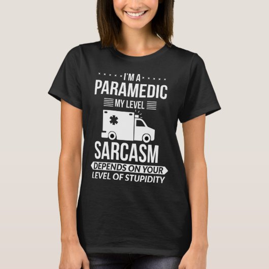 T-shirt Funny Paramedic Emt Gift (Devant)