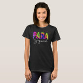 T-shirt Funny Paraprofessionnel Squad enseignant teint tei (Devant entier)