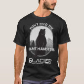 T-shirt Funny Parc national des Glaciers Grizzly Ours Brow (Devant)