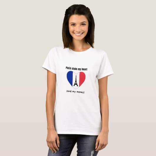 T-shirt Funny Paris (Devant entier)