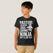 T-shirt Funny Pastor Humor Christian Faith Leadership Joke (Devant entier)