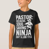 T-shirt Funny Pastor Humor Christian Faith Leadership Joke (Devant)