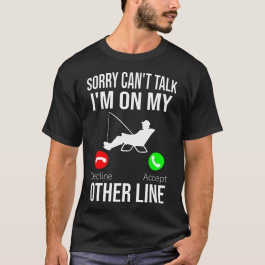T-shirt Funny Pêche papa Hommes Drôle Reel Cool Poisson ba (Devant)