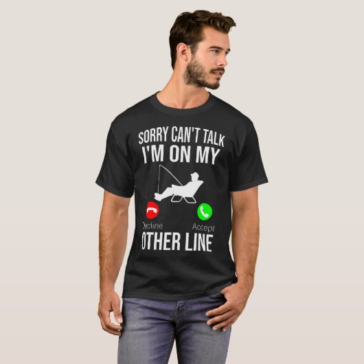 T-shirt Funny Pêche papa Hommes Drôle Reel Cool Poisson ba (Devant entier)