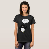 T-shirt Funny Penguin Rude AF Cute Penguin (Devant entier)