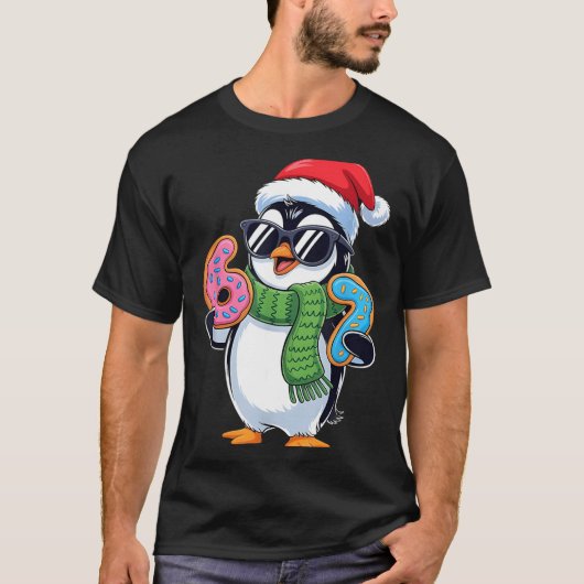 T-shirt Funny Penguin Six Seven 67 Ice Cream Christmas Boy (Devant)