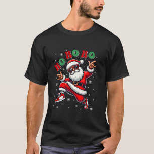 T-shirt Funny Père Noël Christmas Pyjama Joyeux Noël Père