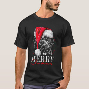T-shirt Funny Père Noël Doodle Joyeux Noël Chien Maman Pr