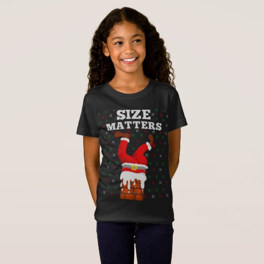 T-Shirt Funny Père Noël Graphic Noël Cadeau Noël moche (Devant entier)