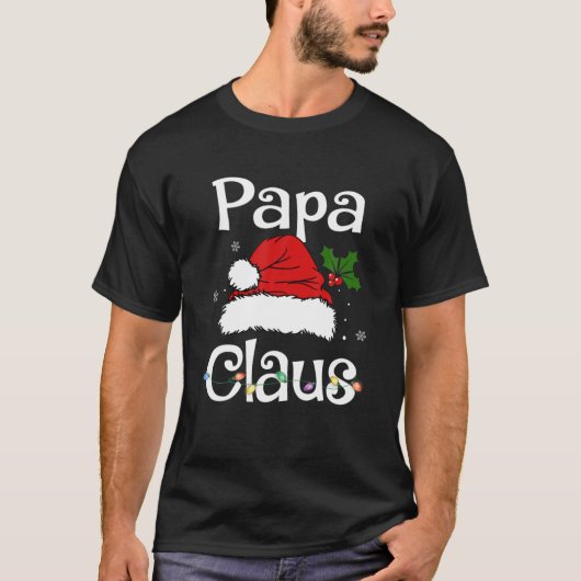 T-shirt Funny Père Noël Papa Claus Famille de jumelage de  (Devant)