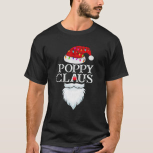 T-shirt Funny Père Noël Poppy Claus Christmas Matching Fam