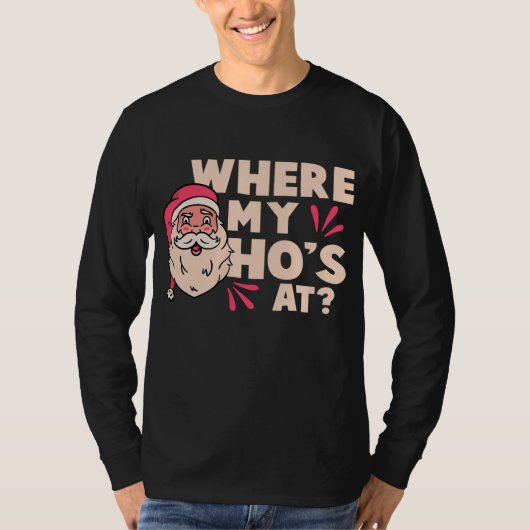 T-shirt Funny Père Noël Pun Noël  (Devant)