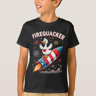 T-shirt Funny Pétreur Canard 4 juillet Patriotique