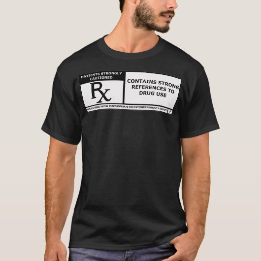 T-shirt Funny Pharmacy Rated R (Devant)