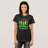T-shirt Funny Pharmacy Squad Leprechaun Pharmist St Part (Devant entier)