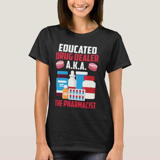 T-shirt Funny Pharmacy Tech Concessionnaire de drogue inst (Devant)