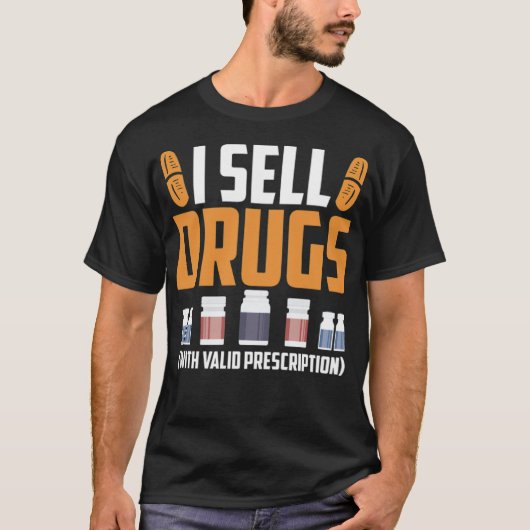 T-shirt Funny Pharmacy Technicien en pharmacie Médicale Te (Devant)