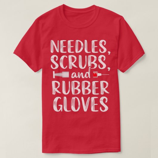 T-shirt Funny Phlebotomiste Technicien en phlébotomie Aigu (Design devant)