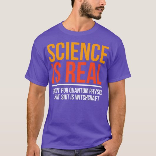 T-shirt Funny Physicist Cadeau Quantum Physique Witchcraft (Devant)