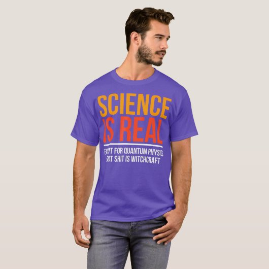 T-shirt Funny Physicist Cadeau Quantum Physique Witchcraft (Devant entier)