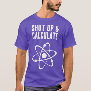 T-shirt Funny physique quantique ferme et calcule