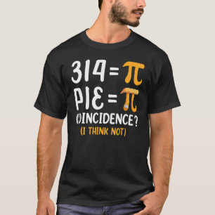 T-shirt Funny Pi Day Pie Math Enseignants Chemises, Pi Sym