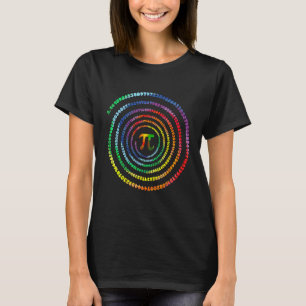 T-shirt Funny Pi Day Shirt Spiral Pi Math Tee pour Pi Day