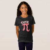 T-Shirt Funny Pi jour 14 mars mignon noeud rose arc maths  (Devant entier)