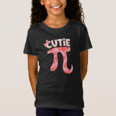 T-Shirt Funny Pi jour 14 mars mignon noeud rose arc maths  (Devant)