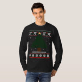 T-shirt Funny Pi Tree Math Enseignant de Noël Douleur moch (Devant entier)