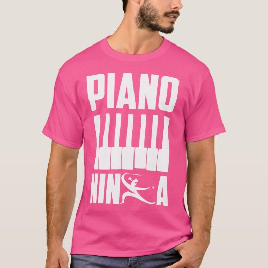 T-shirt Funny Piano Player Pianist Piano (Devant)