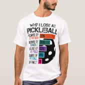 T-shirt Funny Pickleball (Devant)