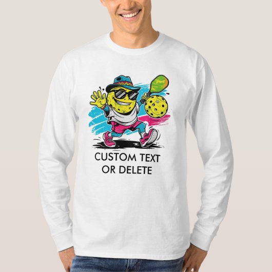T-shirt funny pickleball (Devant)